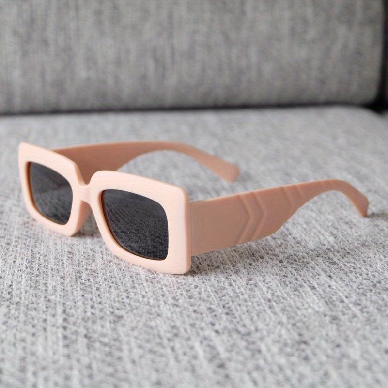 Kids Retro Square Frame Sunglasses UV Protection