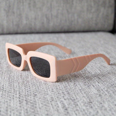 Kids Retro Square Frame Sunglasses UV Protection