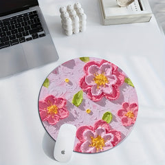 Flower Round Women's Mouse Pad