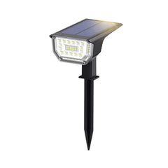 4pcs Solar Lawn Lights Outdoor Waterproof Spotlights 67 LED RGB Floor Lights