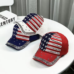 5 Pointed Star Diamond Baseball Cap Outdoor Sunshade Hat