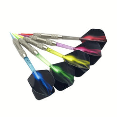 3pc Soft Tip Darts Set, Plastic Shaft, Metal Barrel, Professional Throwing Game