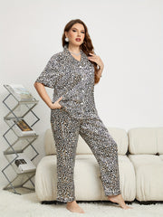 Leopard Print Pajama Set