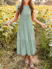 Layered Casual Summer Dress Women's Clothing