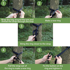 Portable Nylon Camping Hammock for Backpacking Travel