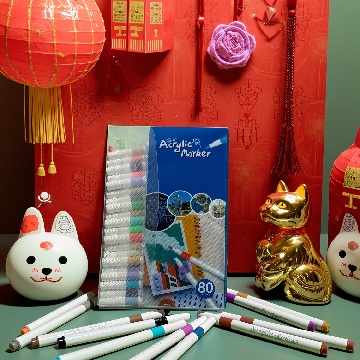 Acrylic Painting Marker Set Professional Art Markers for Graffiti and Nail Art