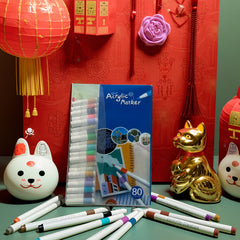 Acrylic Painting Marker Set Professional Art Markers for Graffiti and Nail Art