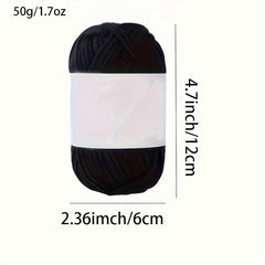 1pc Gradient Knitting Cotton Yarn Soft Warm Hand-knitted Craft Supplies