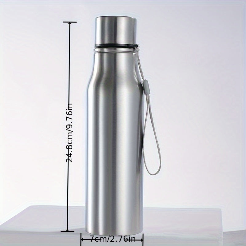 Stainless Steel Sports Water Bottle with Handle