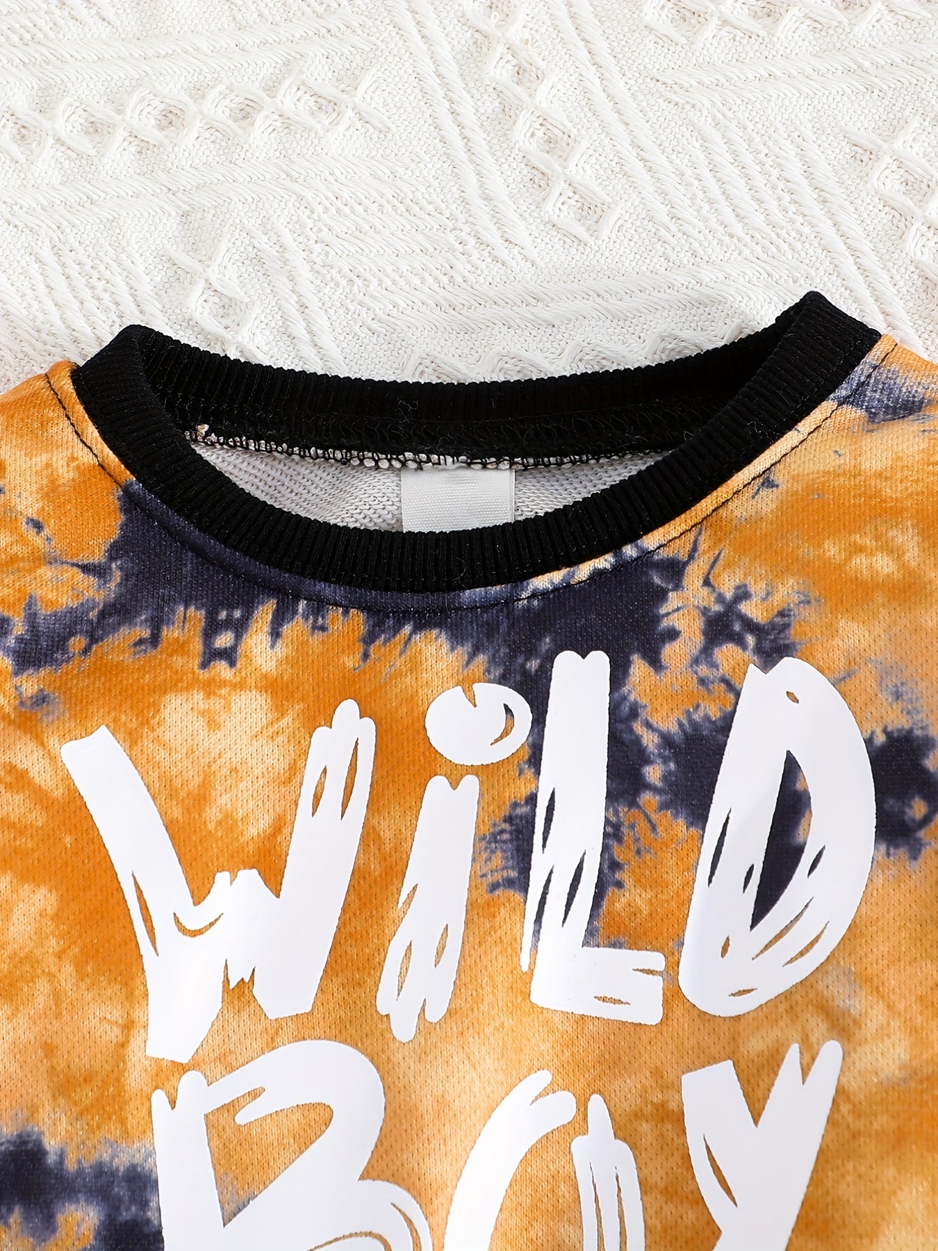 WILD BOY Baby Boys Sweatshirt Trousers Set, Casual 2pcs