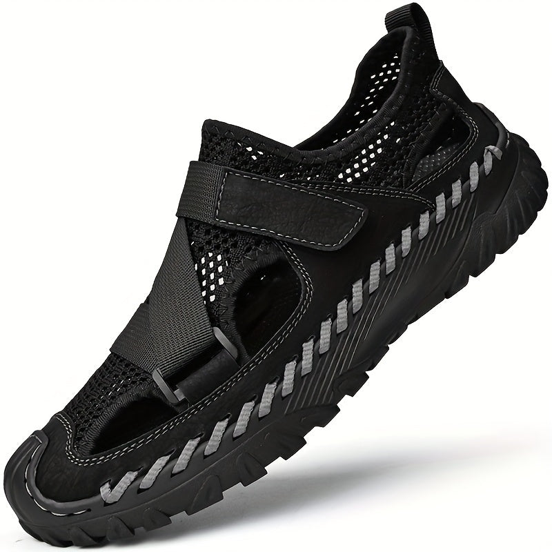 Men's Slip on Sandals Durable Non Slip Outdoor Hiking Trekking Sandals