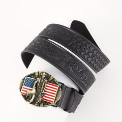 Vintage American Flag Equestrian Knight Western Belt