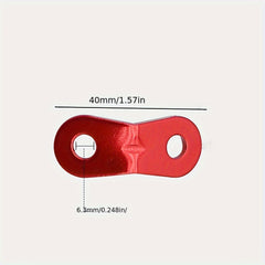 4pcs Tent Wind Rope Fixing Buckles Aluminum Alloy Rope Adjuster