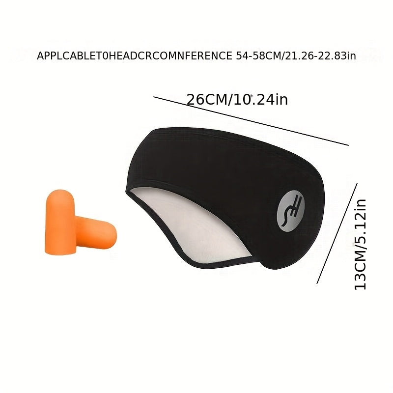 2 Ear Muffs 2 Pairs Noise Canceling Plugs Unisex Sports Headband Travel Set