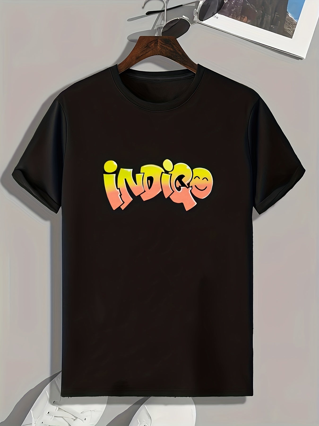 INDIG Print Men's Graphic T-Shirt for Summer