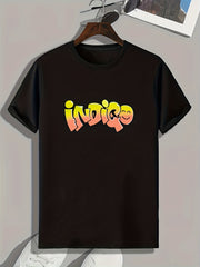 INDIG Print Men's Graphic T-Shirt for Summer