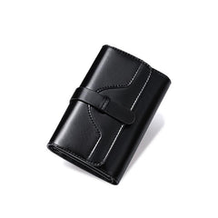 Vintage Trifold Wallet Clutch Portable Coin Purse Clutch