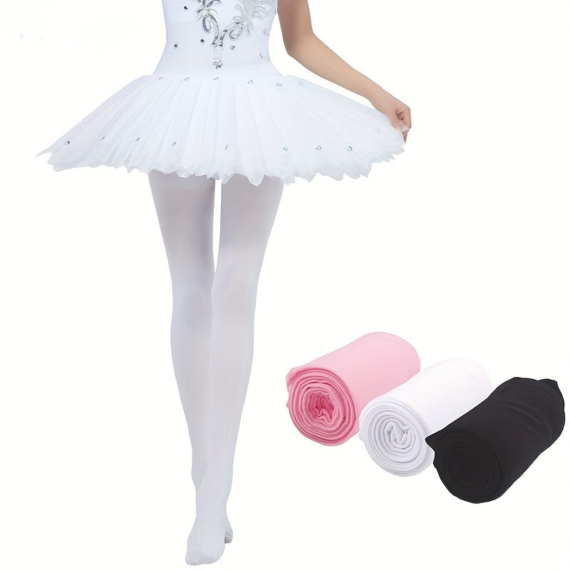 Girls Velvet Solid Stockings Leggings Tights Children Dress Pantyhose