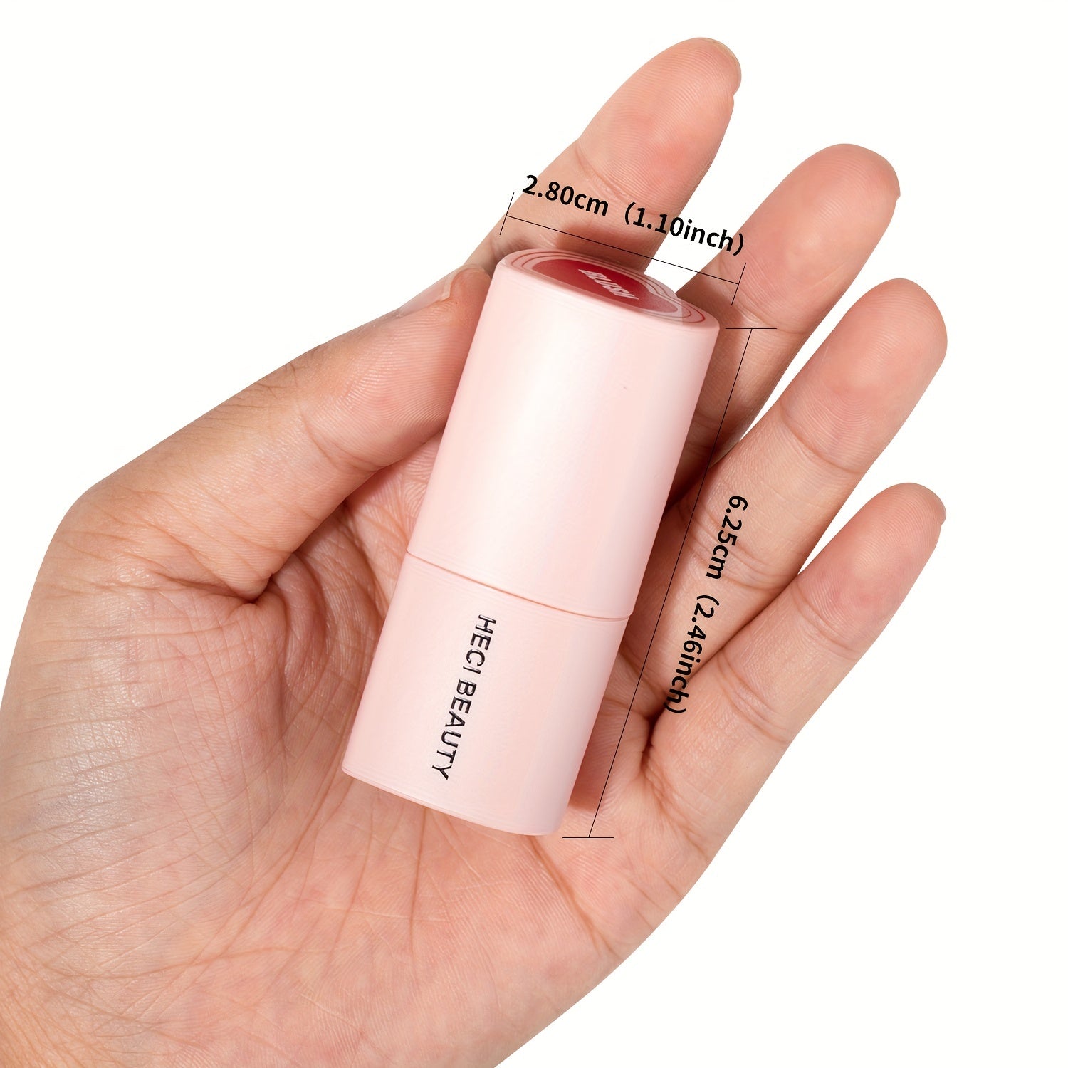 Heart Shape Blush Stick Cream Blush Beauty Pink Highly Pigmented Long Lasting