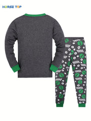 Toddler Mixer Truck Pajamas Long Sleeve Top & Pants Set