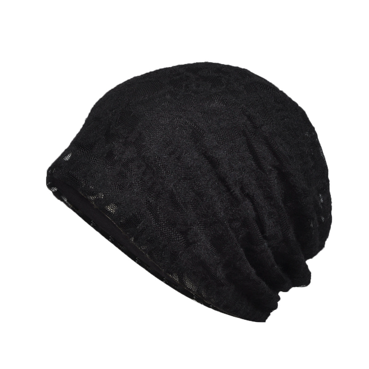 Soft Mesh Beanie Hat Breathable Stretch Skull Cap for Women