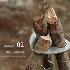 Portable Stainless Steel Tripod for Cooking Camping