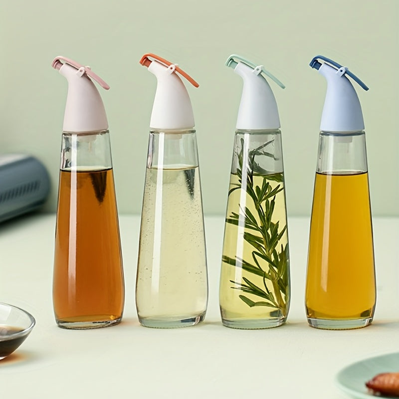 250ml Glass Pot with Silicone Seal Leak Proof Seasoning Bottle