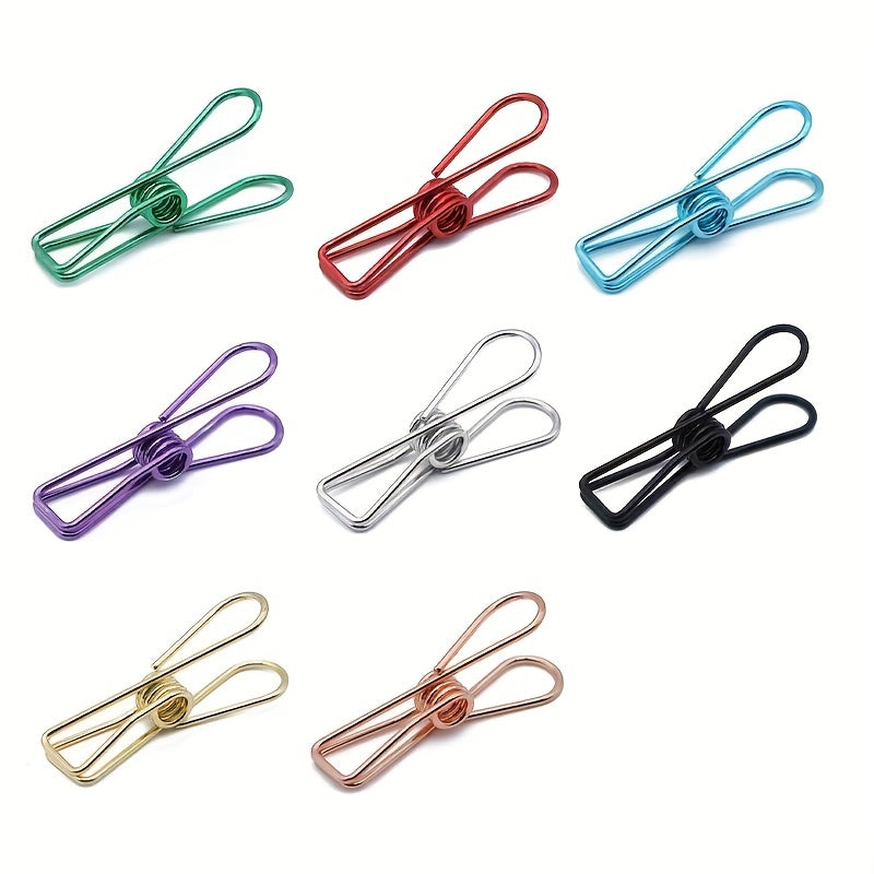 5pcs Metal Photo Office Clips Memo Paper Peg Clothespin Stationery
