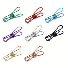 5pcs Metal Photo Office Clips Memo Paper Peg Clothespin Stationery