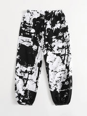 Parent child Pants Bloomers & Graffiti Print For Winter