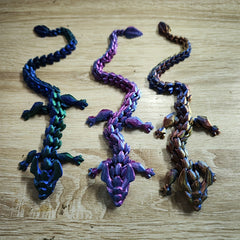 Dragon Ornament 3D Printed Art Collection Desktop Unique Gift