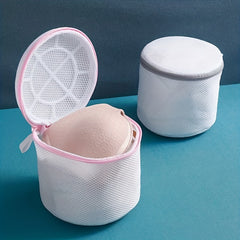 Mesh Underwear Washing Bag Zipper Reusable Foldable Laundry Bag