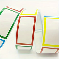 Self-Adhesive Large Label Stickers, Blank Handwritten Product Label Rolls
