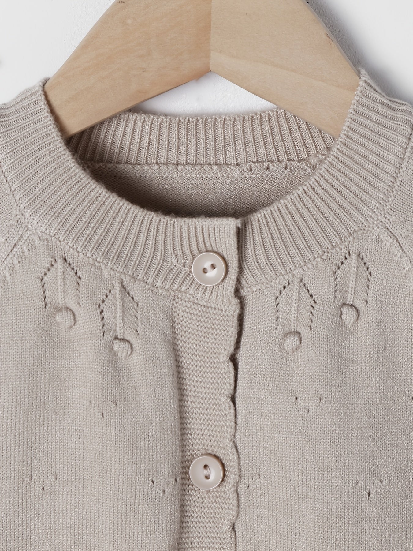 Baby Knit Button Front Cardigan Sweater Top