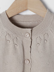 Baby Knit Button Front Cardigan Sweater Top