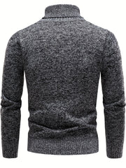 Men's Knitted Turtleneck Pullover Warm Top