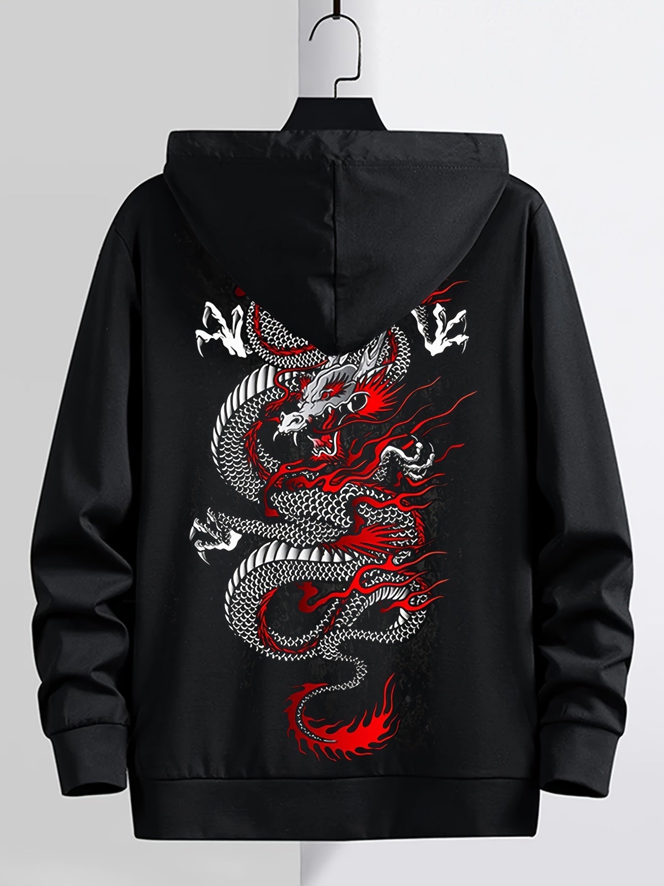 3D Chinese Dragon Graphic Hoodie for Kids