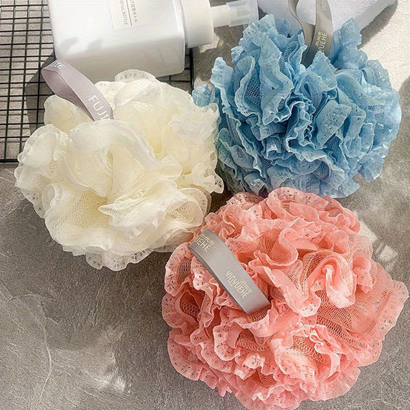 16 Layer Mesh Baby Shower Ball Bubble Bath Flower Bath Towel