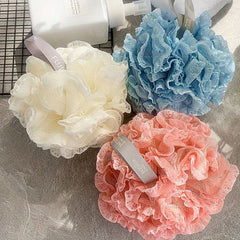 16 Layer Mesh Baby Shower Ball Bubble Bath Flower Bath Towel
