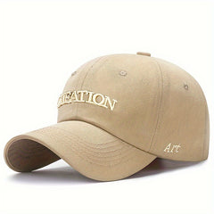 Embroidery Baseball Cap Soft Cotton Sunscreen Hat Dad Hat
