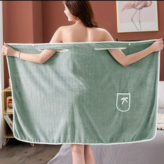 Women's Bath Towel with Shoulder Strap for Saunas Beaches Pools
