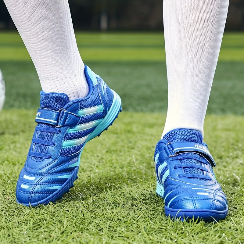 Kids Athletic TF Soccer Cleats Lightweight Comfortable Sports Shoes