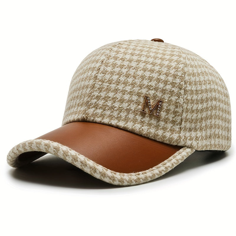 Knitted Baseball Cap Men Women Vintage Outdoor Travel Hat