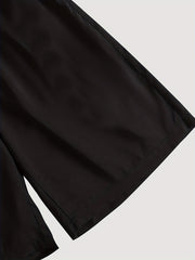 Spades Graphic Print Casual Drawstring Shorts Men's Summer