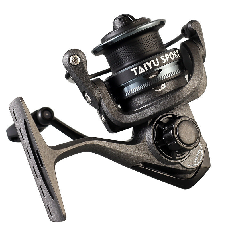 1000 Type 6 2 1 Speed Ratio Spinning Reel Matte Stainless Steel