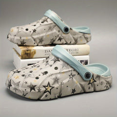 Men's Star Clog Slippers Assorted Colors Casual Slippers