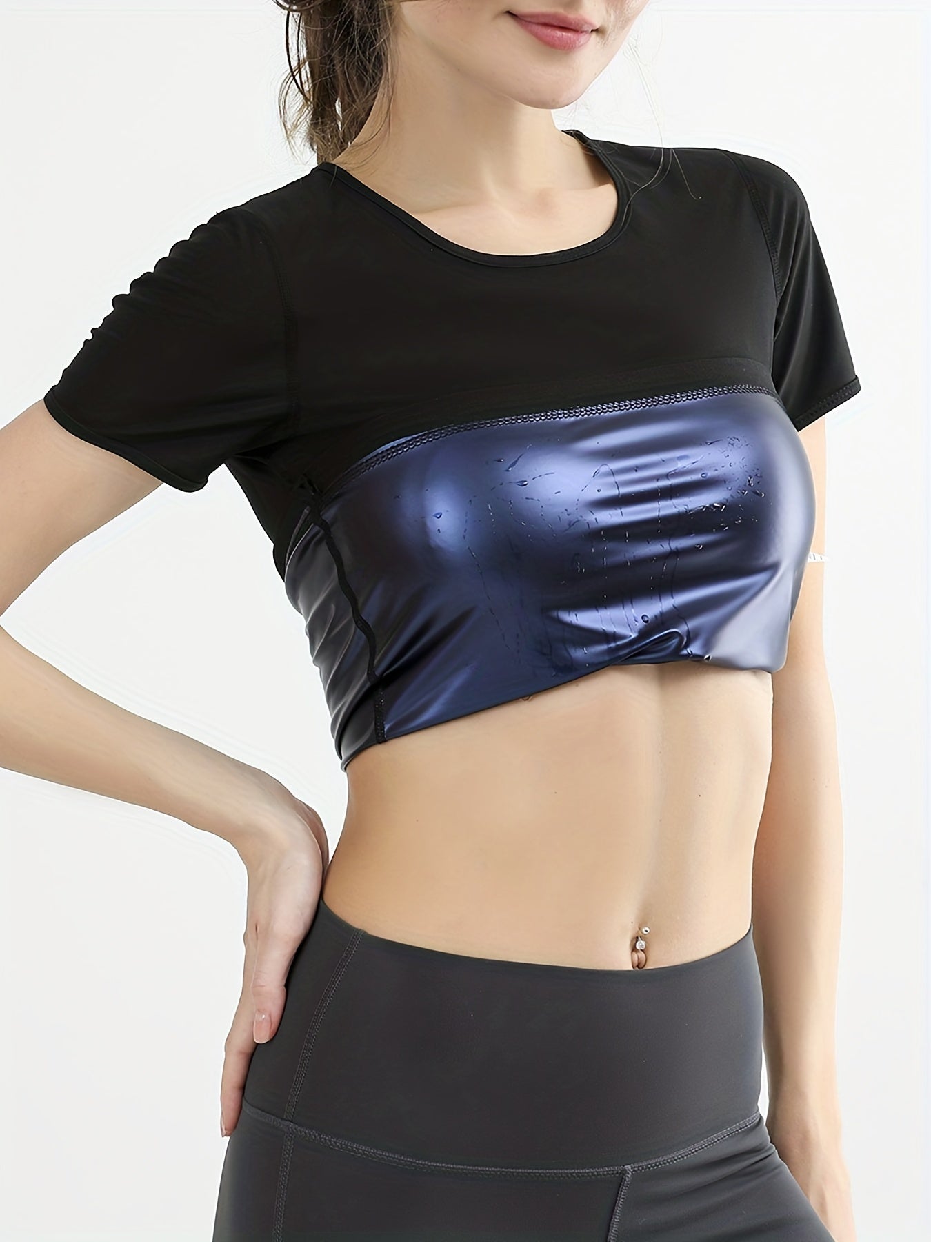 Shaping Slimmer Crew Neck Short Sleeve Top Women's Underwear