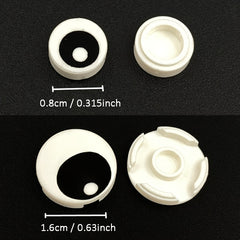 2x2 Smooth Round Eye Building Block Technology MOC Accessories