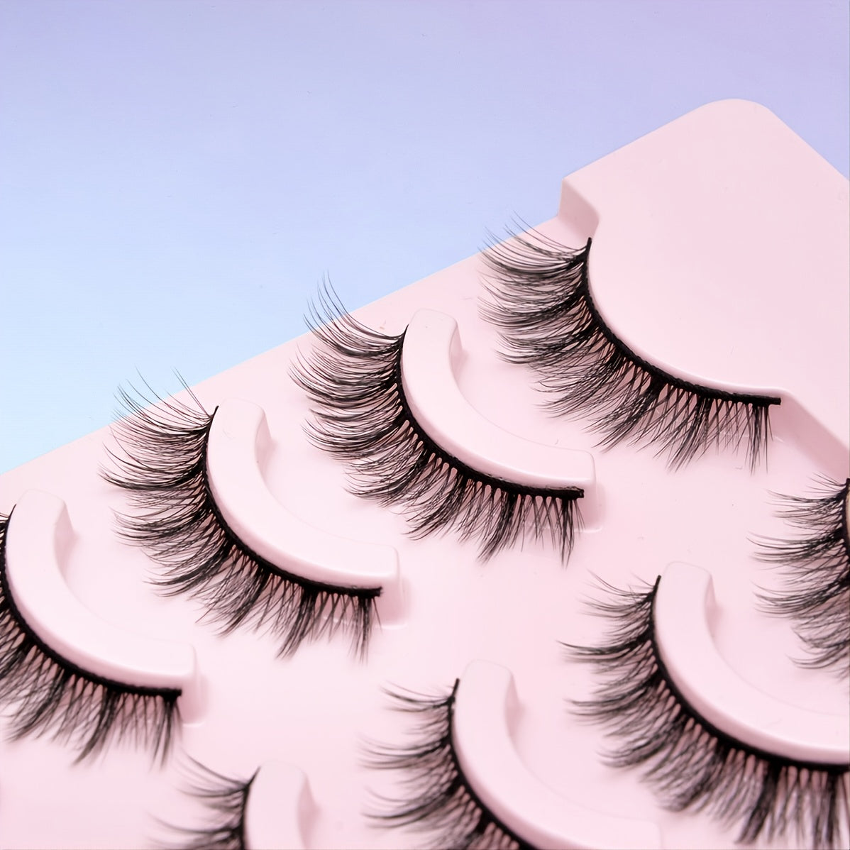 5 Pairs 3D Cross Fiber False Eyelashes