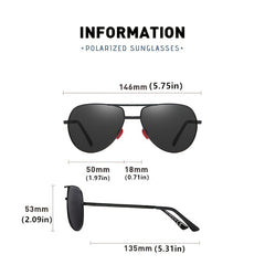 Polarized Foldable Men's Sunglasses Cycling Driving Mirror